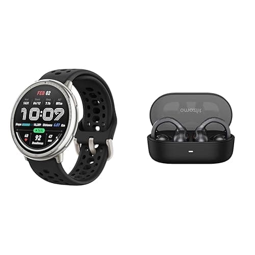 Amazfit Active 2 Smart Watch and OWS Headphones Bundle
