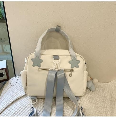 SUFUZEGA Japanese Ita Backpack Cute Bags Kawaii Y2K Bags Crossbody Purse Messenger Bags for Women Shoulder Bag Tote (Yellow) thumbnail 4