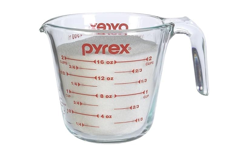 Pyrex Prepware 6001075 Measuring Cup, Red Graphics, Clear thumbnail 4