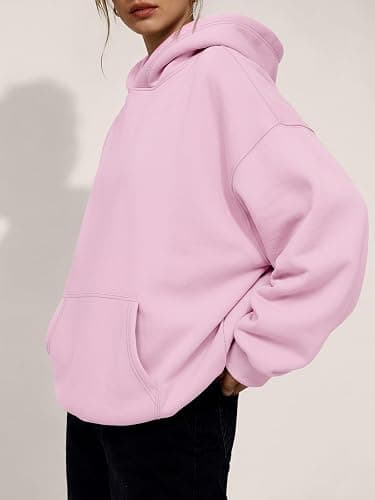 Trendy Queen Women Oversized Hoodies Fall Outfits | Gentle Skin Feel, Aesthetic Drop Shoulder, Large Kangaroo Pocket, Seamless Daily Outfit Match thumbnail 3