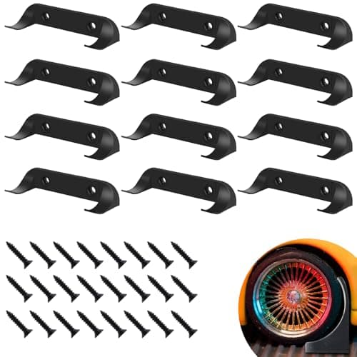 12/20 Pcs Car Display Wall Mount Compatible with Speed Champion Series Models Firm Display Cars Hanging Cars Display Rack （12） - Image 1