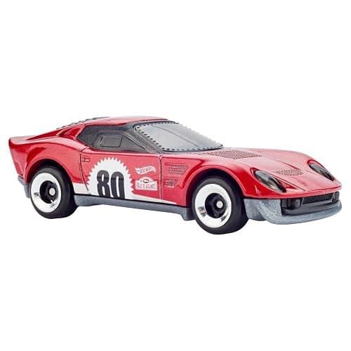 Hot Wheels Toy Cars, 5-Pack of 1:64 Scale Toy Cars with Collectible Deco & Packaging, Core Mattel 80th Anniversary Set of 5 Vehicles thumbnail 9