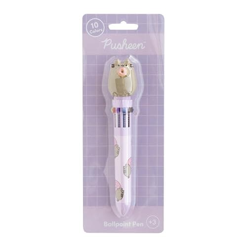 Grupo Erik Pusheen Pen, 10 in 1 Ballpoint Pen With 3D Pusheen Topper | Kawaii Pen | Multicoloured Pen | Pusheen Gift - Kawaii Stationery thumbnail 4