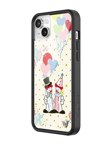 Wildflower Cases - Compatible with iPhone 13/14 | Protective Black Bumper, 6.5ft Drop Test Certified, Women Owned Small Business | Clown Balloon Polka Dot Trendy Triplets | Collab - Nick Sturniolo thumbnail 2
