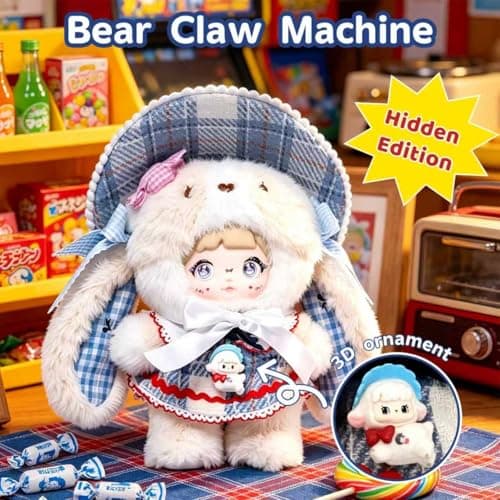 Mckkymi Plush Blind Box,Kawaii Nommi About The Childhood Series Stuffed Blind Box Doll 1PC,Unique Designs Keychain & Bag Charm,Cute Anime Vinyl Plushies Collectible for Birthday (Random 1PC) thumbnail 9