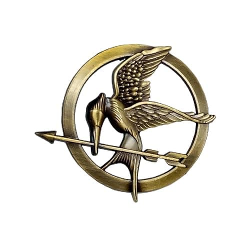 The Hunger Games Mockingjay Prop Pin Brooch Badge 1.5" in - Image 1