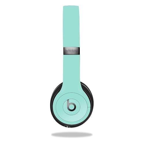 MightySkins Skin Compatible with Beats by Dr. Dre Solo 3 Wireless - Solid Seafoam | Protective, Durable, and Unique Vinyl Decal wrap Cover | Easy to Apply, Remove, and Change Styles | Made in The USA - Image 1