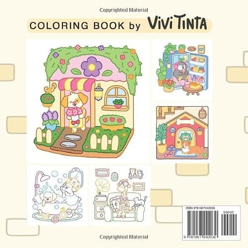 Little Moments: Color By Line Coloring Book thumbnail 2