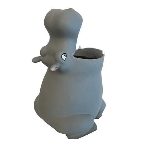 Lily’s Home Fun Kids Animal Toothbrush Holder, Bathroom Organizer, Pencil Cup - Shark - Crock thumbnail 5