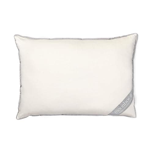 MOONBOON Kapokkissen für Junior - Weiß - 40 x 60 cm - Weich, Hypoallergen & Atmungsaktiv - Sanfte Schlafunterstützung für Kinder - Image 1