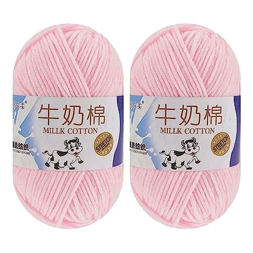 2 pack soft yarn ( LIGHT PINK ) - Image 1