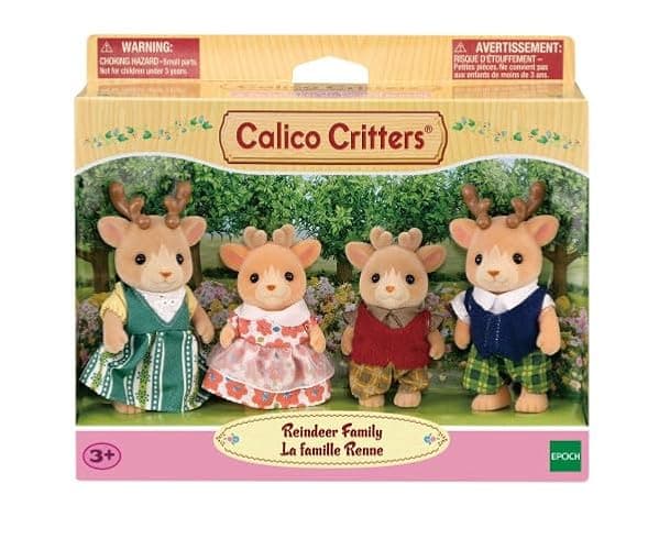 Calico Critters Reindeer Family, Set of 4 Collectible Doll Figures thumbnail 2