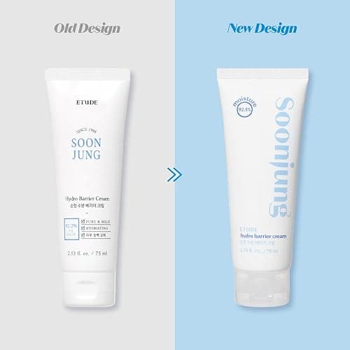 ETUDE SoonJung Hydro Barrier Cream | 92.5% Moisturizing Ingredients, Gel Formula for Soothing, pH Balanced Moisturizer for Hydrating, Panthenol, Madecassoside, Non-comedogenic, 2.54 Fl Oz (Tube Type) thumbnail 2