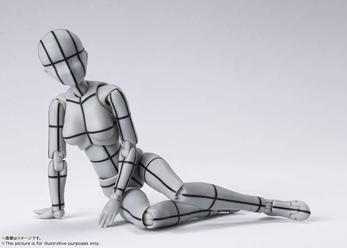 TAMASHII NATIONS - Body Chan -Wireframe-(Gray Color Ver.) -, Bandai Spirits S.H.Figuarts Action Figure thumbnail 5