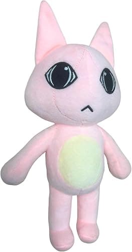 Animal Hospital Plush Toy, 2026 Horror Game “Animal Pink Lobby Cat,” 10-inch Cute Handcrafted Plush Toy, Gift for Horror Fans, Perfect as a Collectible Plush Toy for Children and Adults - Image 1