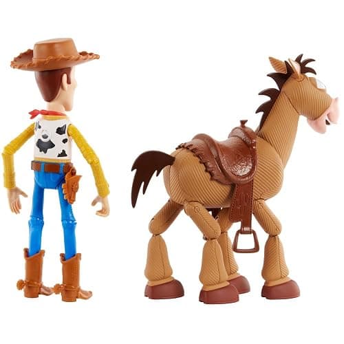 Mattel Disney Pixar's Toy Story 4 Woody and Buzz Lightyear 2-Character Pack, Movie-inspired Relative-Scale for Storytelling Play thumbnail 6