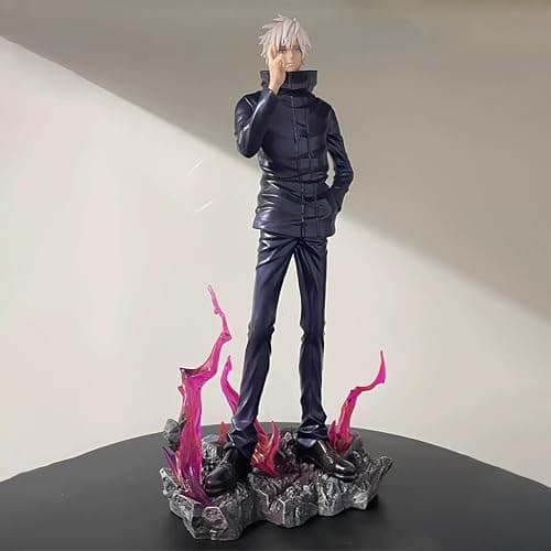 YLEAFUN JJK Anime Figure Model 34cm Jogo Action Figure Statue Interchangeable Head PVC Figures Collectible Desktop Ornaments for Fans thumbnail 5