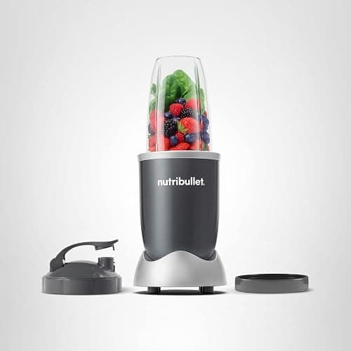 nutribullet Personal Blender, Shakes, Smoothies, Food Prep, and Frozen Blending, 24 Ounces, 600 Watt, Gray, NBR-0601WM thumbnail 10