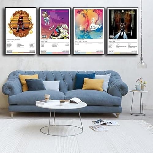 Kanye Poster West Album Cover Music Poster (Set of 10) Unframed 8x12inch(20x30cm) - Kanye Poster West Album Cover Music Poster (Set of 10) - Unframed 8x12inch(20x30cm) thumbnail 4