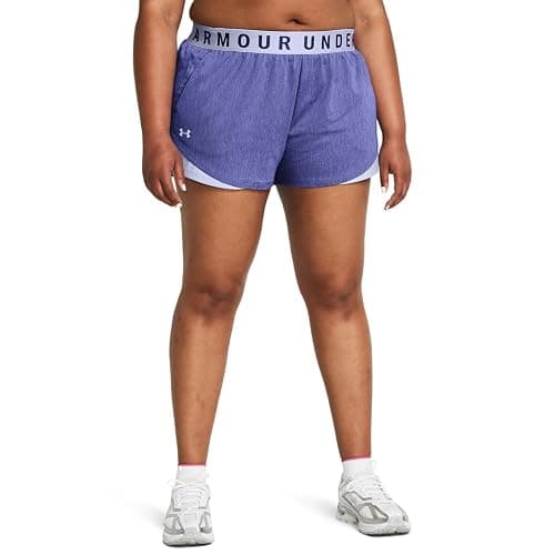 Under Armour Women's Play Up Twist Shorts 3.0 - XX-Small - (561) Starlight / Celeste / Celeste - Image 1