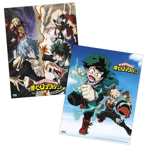 集英社 My Hero Academia Poster Set - Room Decor Bundle with 14 My Hero Academia Wall Art Posters 8" x 11" Plus More thumbnail 4