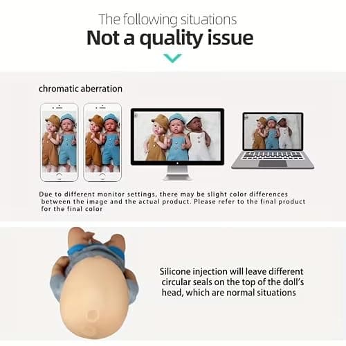 GiggleBabble Realistic Reborn Baby Doll - 17 Inch Full Silicone Doll & Lifelike - Cherished Companion and Excellent Gift for Kids - Christmas & New Year Present thumbnail 6