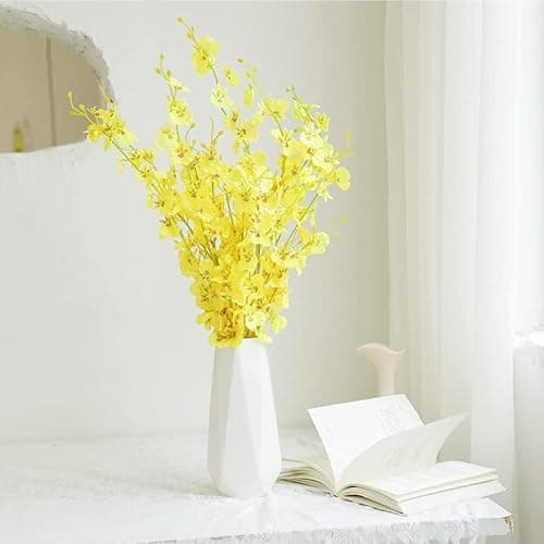 Ceramic Vase, 7.4 Inch for Pampas Calla Lily Tulip, Flower Vase Minimalism Style for Modern Table Shelf Home Decor, Fit for Housewarming, Weddings, Birthday, Christmas, Thanksgiving, New Year thumbnail 5