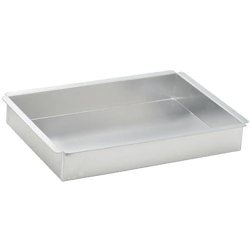 Winco 2-Inch Deep Aluminum Rectangular Cake Pan, 9-Inch by 13-Inch - Image 1