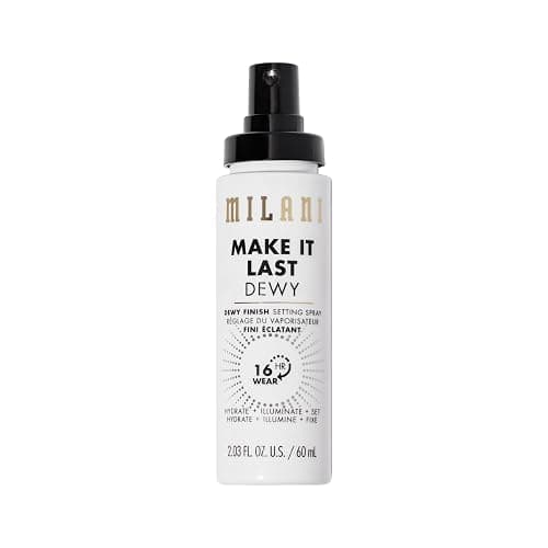 Milani Make It Dewy Setting Spray 3 in 1- Hydrate + Illuminate + Set (2.03 Fl. Oz.) Makeup Finishing Spray - Makeup Primer & Hydrating Setting Spray thumbnail 8