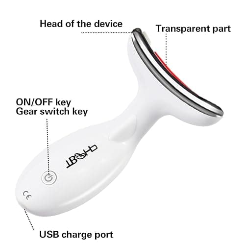 TBPHP Appareil Masseur Facial,Electrique Appareils Lifting Massage Visage,Serrage Raffermissement Levage Pour Visage et Cou avec USB Rechargeable thumbnail 2