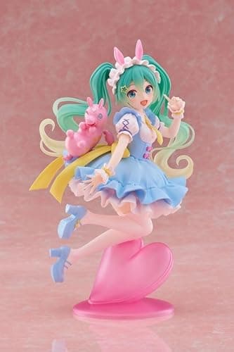 ONLY FROM JAPAN Hatsune Diva Miku Collectible Statue with Stand Anime Collection (Miku x Rody AMP Fairy Tale) - Image 1