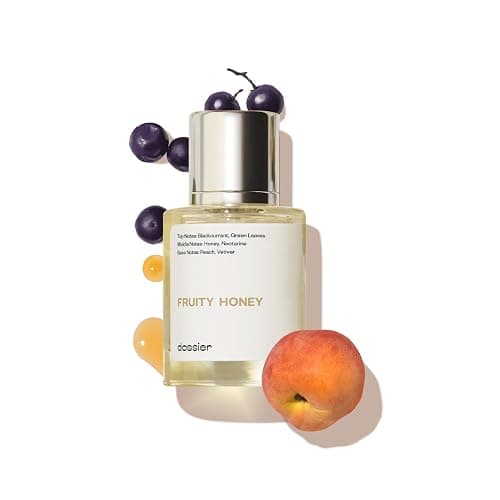 Dossier - Fruity Honey - Eau de Parfum - Inspired by J.Malone's Nectarine Blossom & Honey - Perfume Luxury - Pure Infused - Paraben-Free - Vegan - For Women Men Unisex - Fragrance 1.7 oz (Spray 50ml) - Image 1