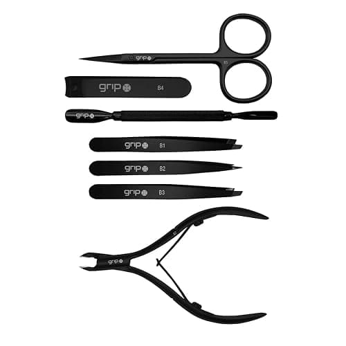 Grip Cuticle Pusher Double Ended Matte Black MB6 – Dual-Ended Stainless Steel Nail Tool for Pushing & Cleaning Cuticles – Ergonomic Non-Slip Design for Salon-Quality Manicures thumbnail 5