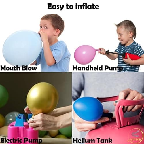 AFTERLOON® Biodegradable Balloons 24 pcs Baby Pink 12 Inch, Matte Color Thickened Extra Strong Latex Helium Float, Multicolor Colorful Bulk Color ballon baloon Globos Para Decoration De Fiestas Kids - Baby Pink - Pack of 24 thumbnail 3