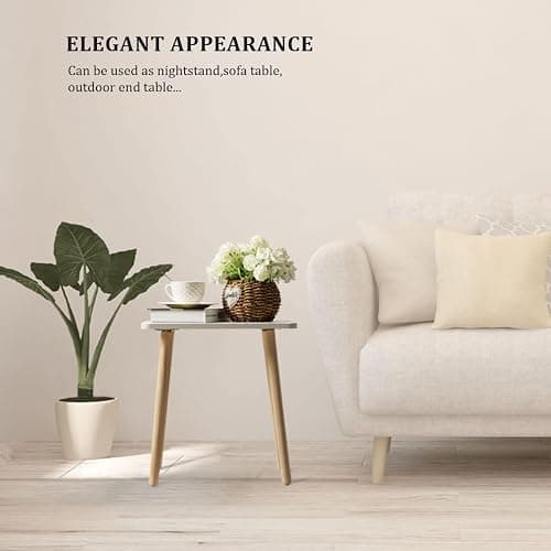 FORAOFUR Nursery Side Table, Small End Table Accent Table Living Room Balcony Office, Modern Side Bedside Home Decor, for Small Spaces, Easy Assembly thumbnail 5