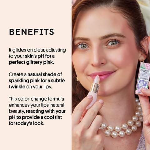 Winky Lux Unicorn Glimmer Balm & Rose Glimmer Balm Duo – Hydrating ph Lip Balm, Natural Pink Tint with pH Color Changing, Moisturize & Soften Lips While Leaving Sheer Pink Tint, with Vanilla Scent thumbnail 4