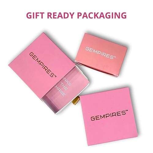 Gempires Gemstone Heart Front Toggle Necklace for Women with gold Paperclip Chain, Toggle Clasp Jewelry for Women, Gift for Her | Heart, Pendant, Dainty, Stylish, 20mm, Toggle Lock, Jewelry, Gift for Mom Wife Girlfriend thumbnail 9