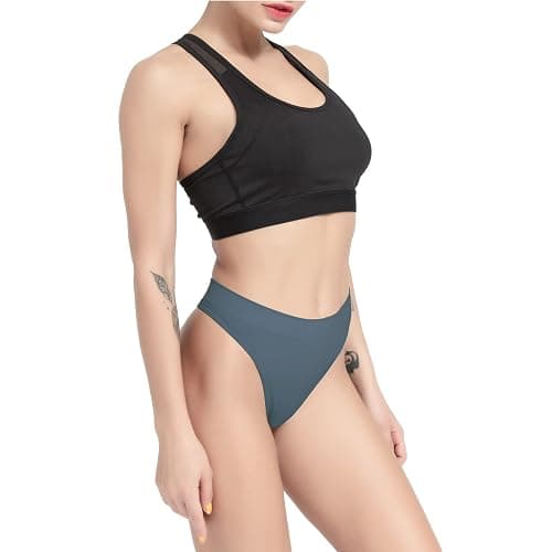 GRANKEE Women's Breathable Seamless Panties No Show Underwear Pack thumbnail 5