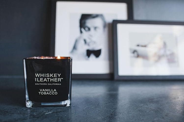 Whiskey & Leather Scented Candle - Speakeasy – Additional Scents and Sizes – 100% Cotton Lead-Free Wick - Luxury Air Freshening Jar Candles - Perfect Home Decor – 16oz thumbnail 6