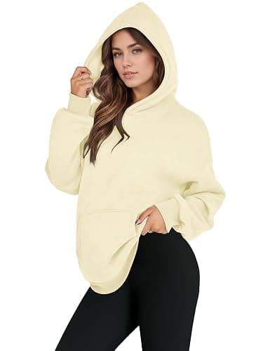 Baonmy Oversized Hoodies Fleece Sweatshirts Women Hoodies Long Sleeve Sweaters with Pocket Fall Clothes thumbnail 2