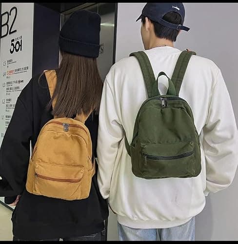 XPONNI Small Backpack Purse for Teen Girls Grunge Accessories Purse Backpack for Women Mini Backpack Purse (Green) thumbnail 2