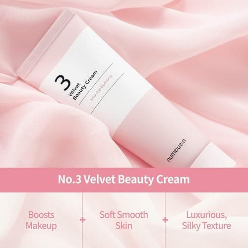 numbuzin No.3 Cream | Velvet Beauty Cream | Hydration, Textured Skin, Poreless, Smooth Skin, Makeup Prep, Primer, Niacinamide | 2.02 fl. oz. thumbnail 2