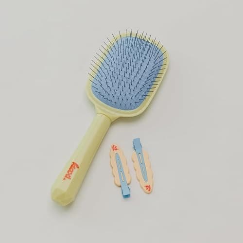Kaxi Metal Bristle Scalp to Ends Hair Brush, Includes FREE set of GRWM Clips thumbnail 3