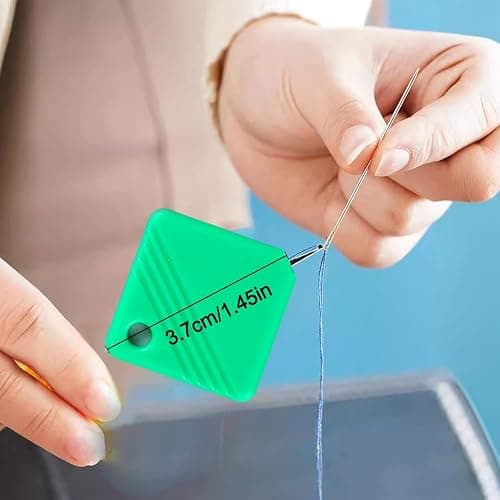 Automatic Needle Threaders, Sewing Machine Needle Threader, DIY Needle Threader for Sewing Crafts, Fits All Needle Sizes (Yellow 3 pcs) thumbnail 5