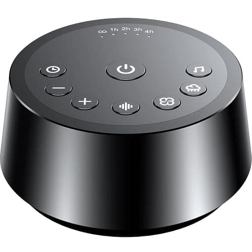Color Noise Sound Machines with 25 Soothing Sounds Sleep White Noise Machine 32 Volume Levels 5 Timers and 4 Sound Categories and Memory Function for Home Office and Travel - Image 1
