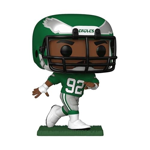 Reggie White #150 Facsimile Signed Reprint Laser Autographed Funko POP! Football NFL: Philadelphia Eagles Figurine with Protector Case thumbnail 2