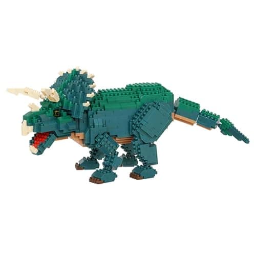 nanoblock - Dinosaurs - Dinosaur Deluxe Edition Triceratops, Advanced Hobby Series Building Kit thumbnail 2