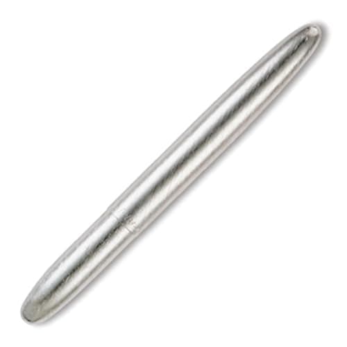 Fisher Space Pen Brushed Chrome Bullet Space Pen, Ballpoint, Brass, Black Ink, Gift Box - Image 1