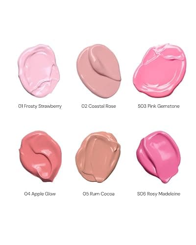 Flower Knows Strawberry Cupid All Day Glow Liquid Blush,Sweat & Water-Resistant Dewy Blush for Cheeks,Blendableand Hydrating Cool Pink Face Makeup for Women & Girls,0.25 Fl Oz(S03 Pink Gemstone) thumbnail 2