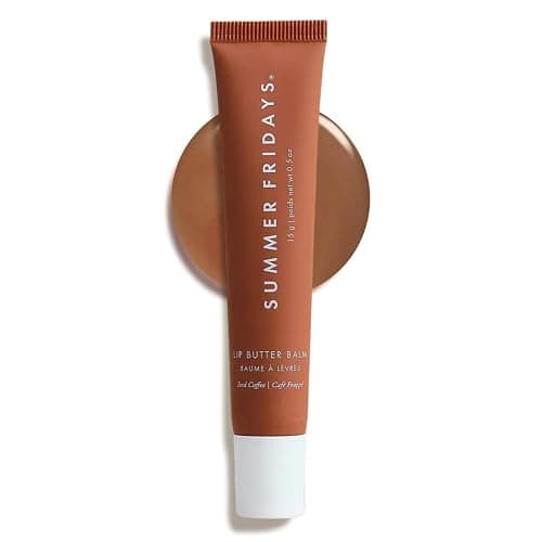 Summer Fridays Tinted Lip Butter Balm - Conditioning Vegan Lip Balm for Instant Moisture, Shine & Hydration - Sheer-Tinted, Soothing Skincare - Iced Coffee (.5 Oz) - Image 1